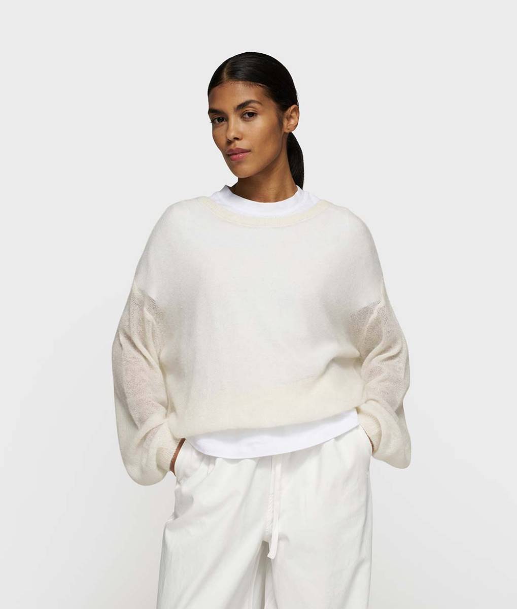 The knit sweater ecru 10 DAYS