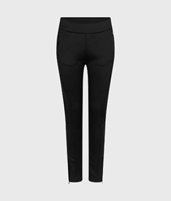 Easy fitted pants scuba black 10 Days - Afbeelding 6