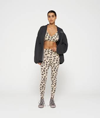 Yoga leggings leopard oyster 10 DAYS