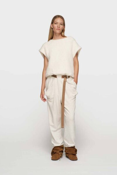 Balloon knit sleeveless ecru 10 DAYS