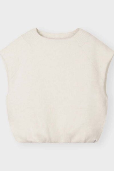 Balloon knit sleeveless ecru 10 DAYS