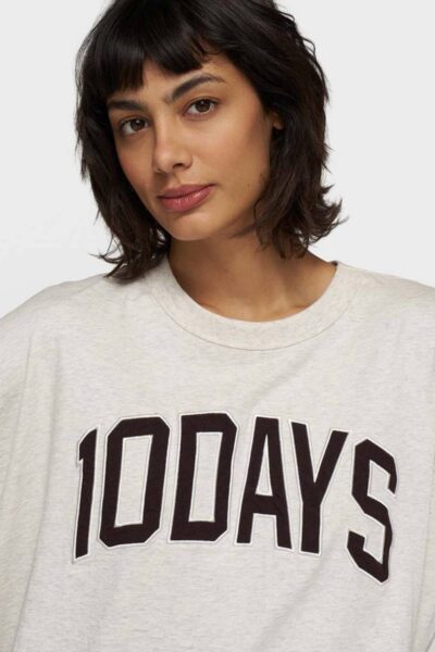 Baseball tee soft white melee 10 DAYS