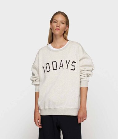 Statement sweater soft white melee 10 DAYS
