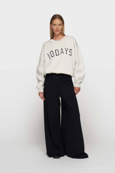Statement sweater soft white melee 10 DAYS