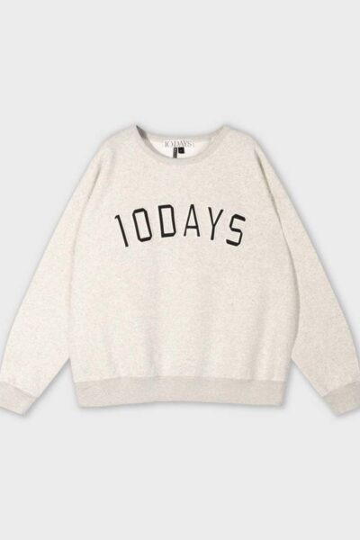 Statement sweater soft white melee 10 DAYS