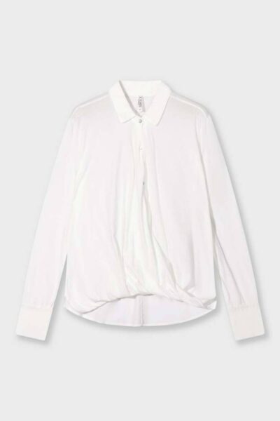 Wrap blouse ecru 10 DAYS