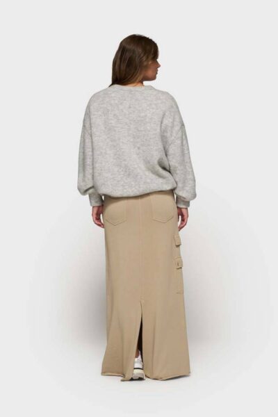Straight skirt pockets earth 10 DAYS