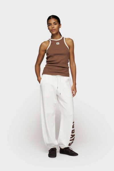 Tank top rib contrast truffle 10 DAYS