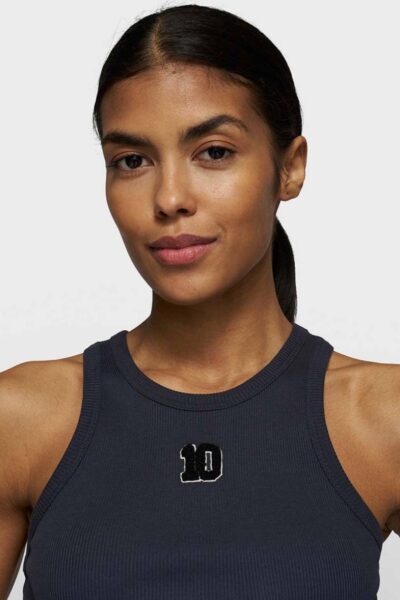 Tank top rib terry dark navy 10 DAYS