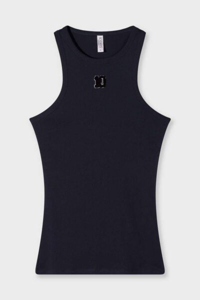 Tank top rib terry dark navy 10 DAYS
