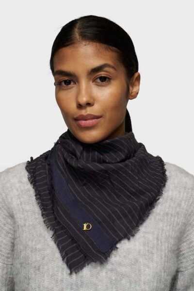 Bandana pinstripe dark navy 10 DAYS