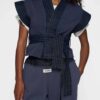 Padded kimono gilet yale blue 10 DAYS - Afbeelding 4