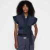 Padded kimono gilet yale blue 10 DAYS