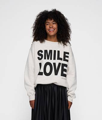 Statement sweater soft white melee 10 DAYS