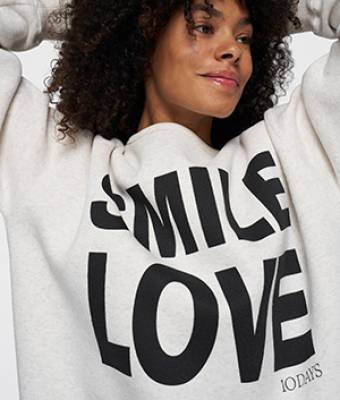 Statement sweater soft white melee 10 DAYS
