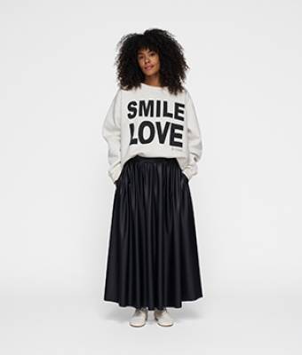 Statement sweater soft white melee 10 DAYS