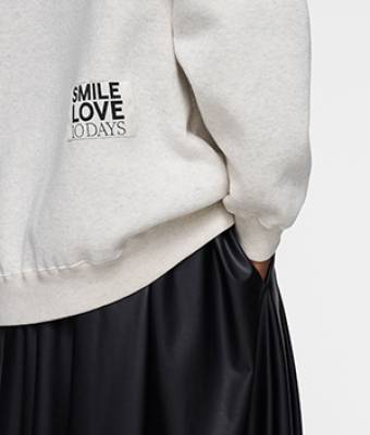 Statement sweater soft white melee 10 DAYS