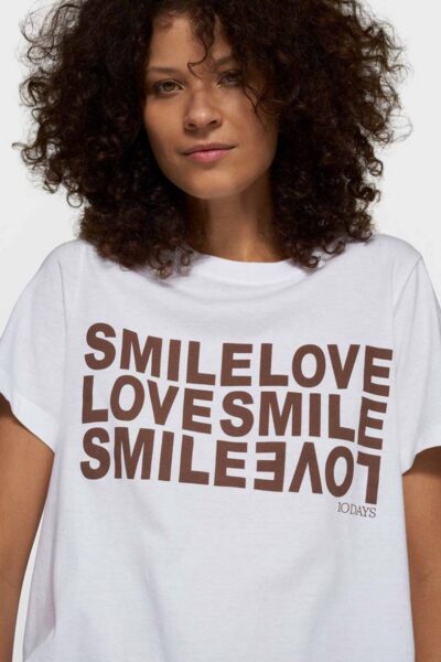 Petit smile love tee white 10 DAYS