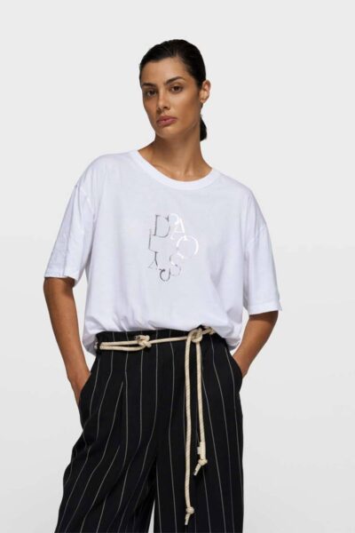 Short sleeve tee curly 10 white 10 DAYS