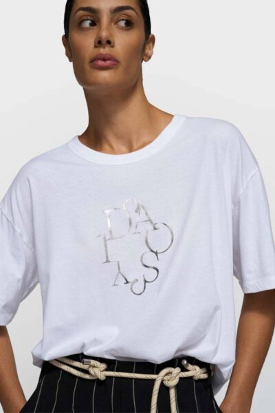 Short sleeve tee curly 10 white 10 DAYS