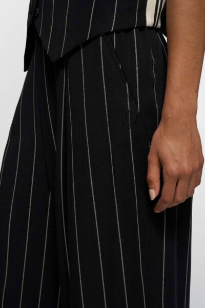 Pants pinstripe black 10 DAYS