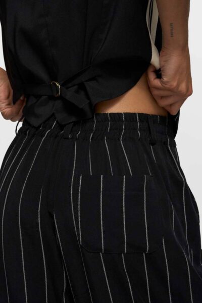 Pants pinstripe black 10 DAYS