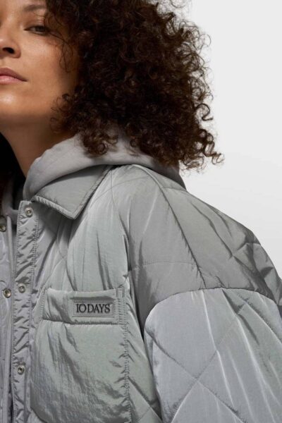Padded jacket light graphite 10 DAYS