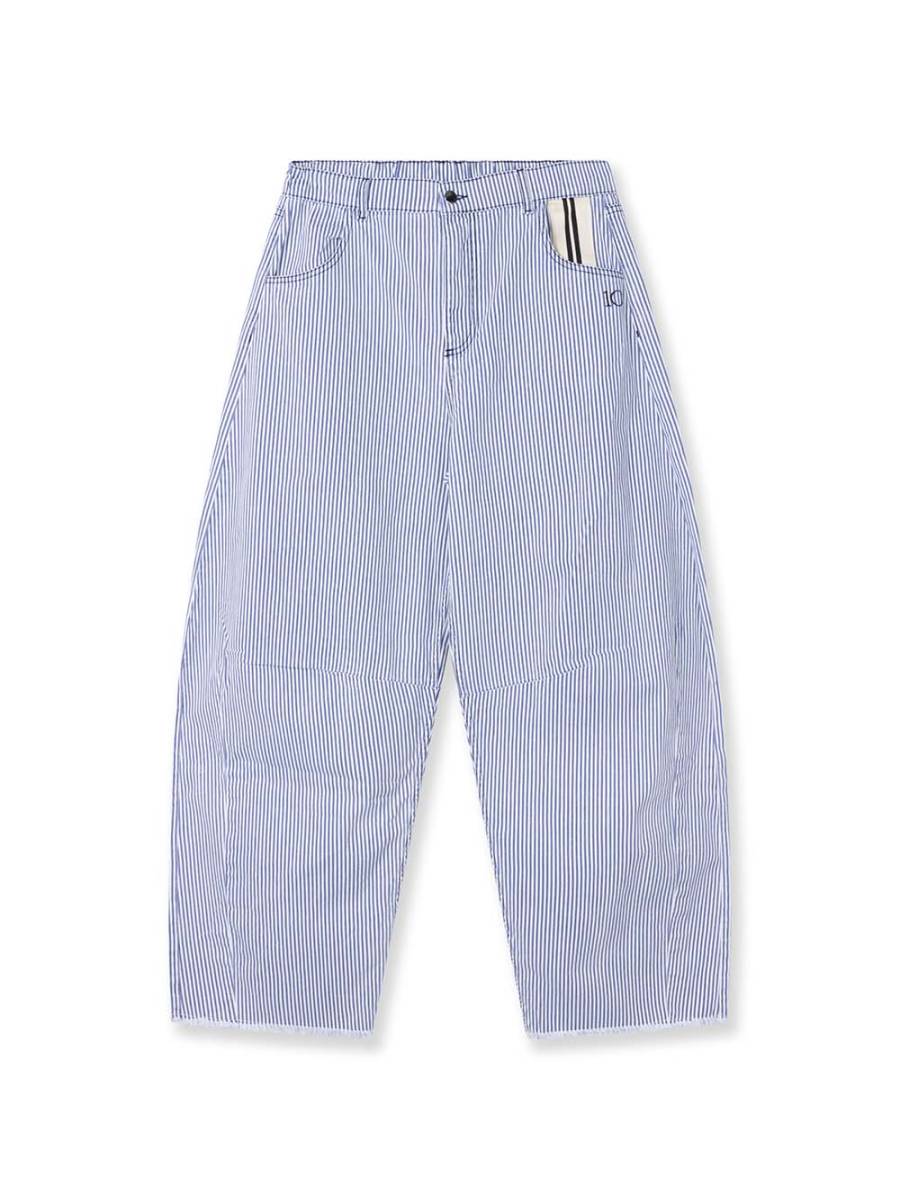 Western pants stripes white/blue 10 DAYS - Afbeelding 5
