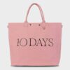 Canvas shopper bright raspberry 10 DAYS - Afbeelding 2