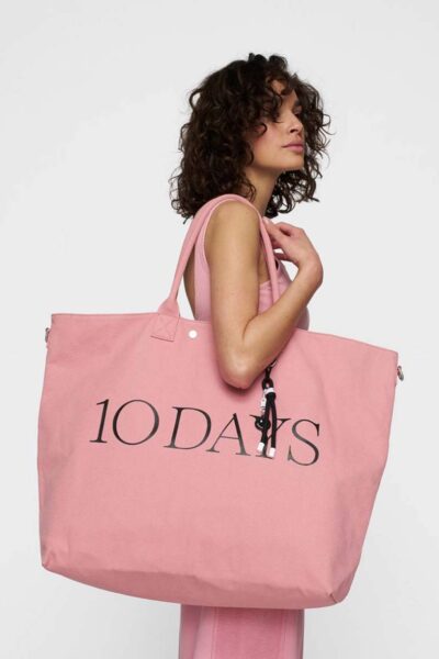 Canvas shopper bright raspberry 10 DAYS