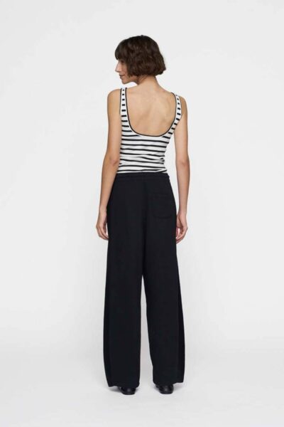 Ballet top back scoop ecru/black 10 DAYS