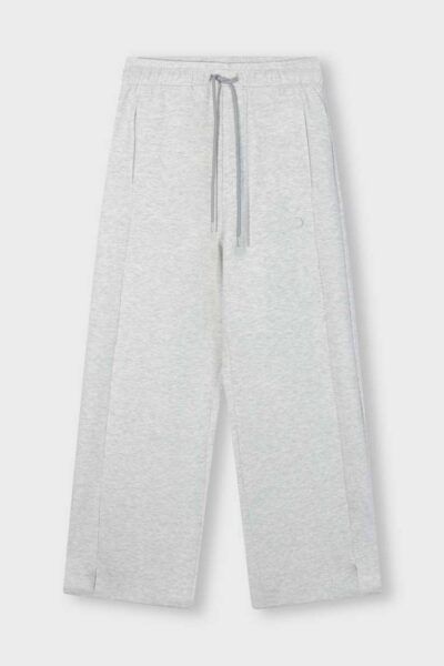 Soft wide leg jogger white grey melee 10 DAYS