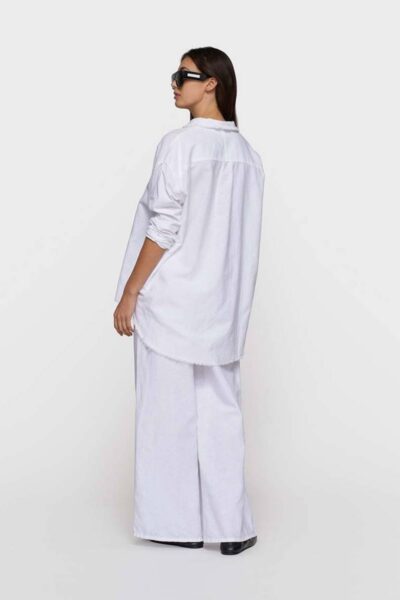 Cotton linen blouse white 10 DAYS