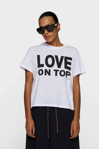 Love petite tee white 10 DAYS