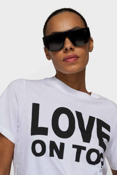 Love petite tee white 10 DAYS