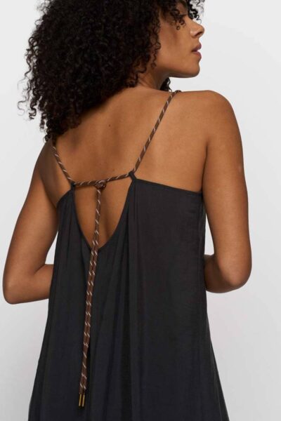 Strappy dress modal black 10 DAYS