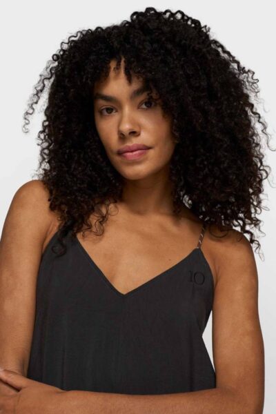 Strappy dress modal black 10 DAYS