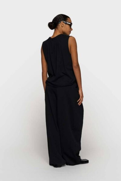 Pleated top jersey black 10 DAYS