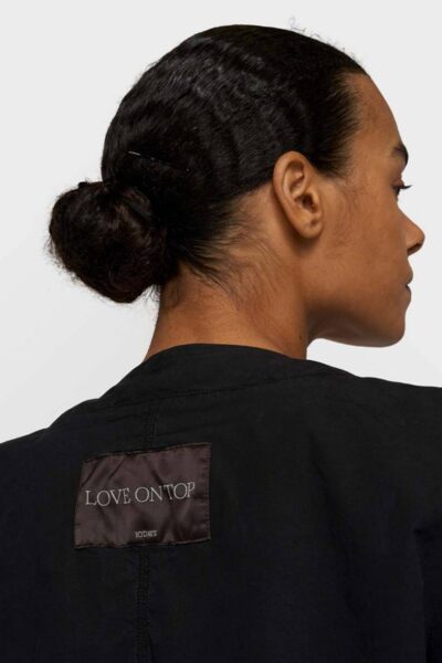 Poplin bomber black 10 DAYS