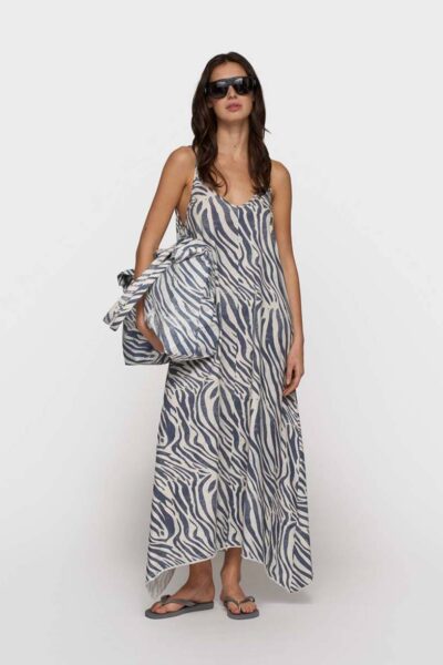 Strappy dress zebra light vanilla 10 DAYS
