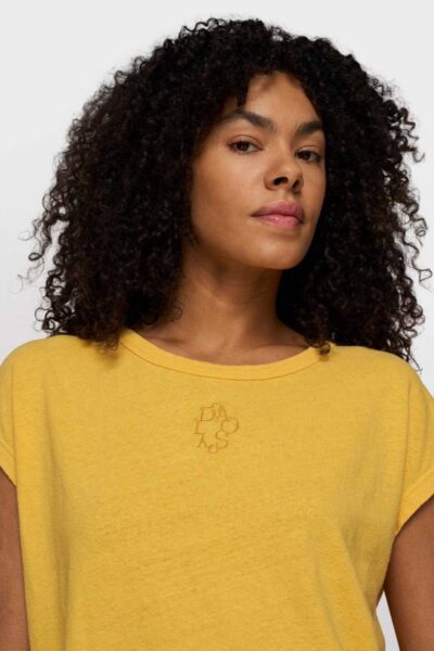 Cotton linen tee mango 10 DAYS