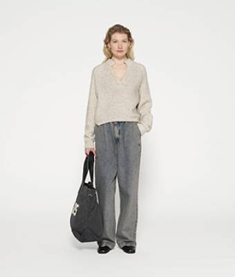 Wide pants flowy denim blue 10 DAYS