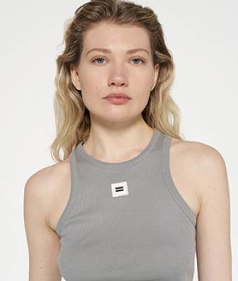 Tank top rib graphite 10 DAYS