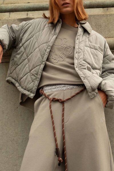 Padded jacket light graphite 10 DAYS