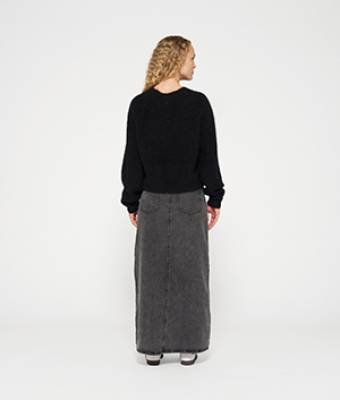 Skirt jog denim black 10 DAYS