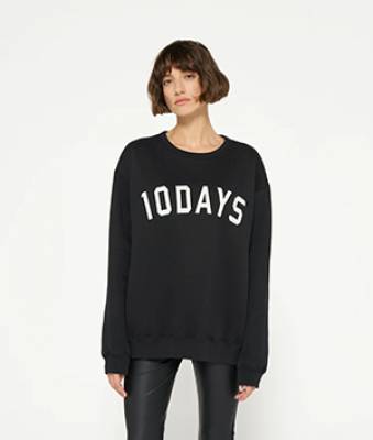 Statement sweater black 10 Days