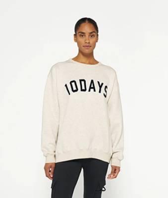 Statement sweater soft white melee 10 Days