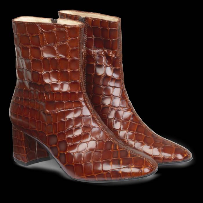 Croco cognac Angulus 1 Croco cognac Angulus