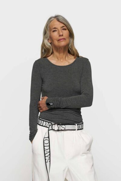 Extra long sleeve tee modal antra mel. 10 DAYS