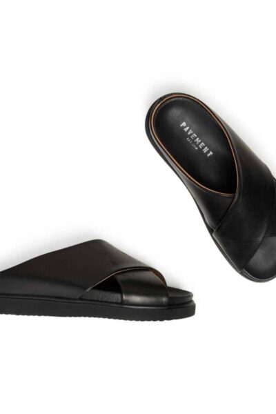 Tia leather black Pavement
